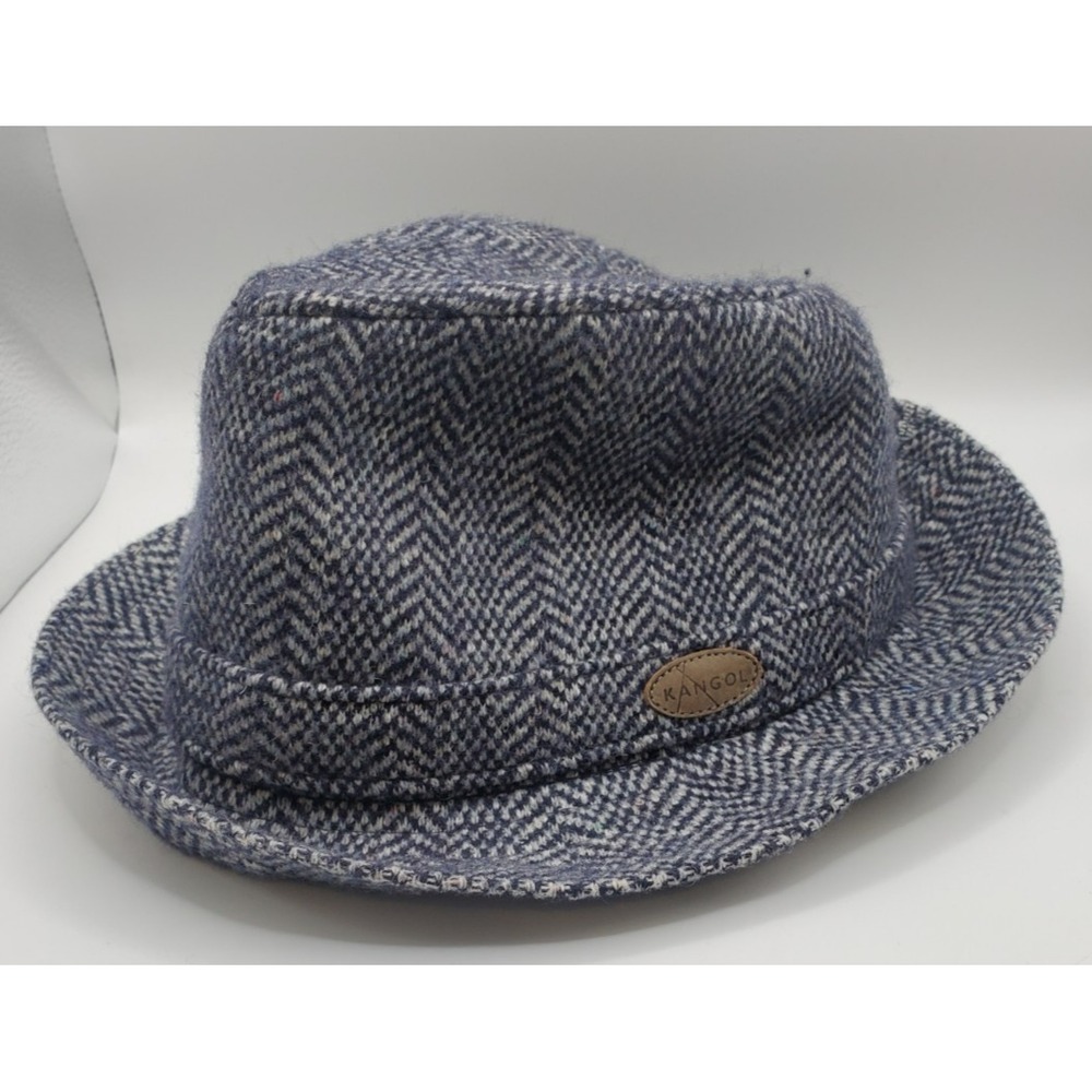 Kangol Made in England Men Fedora Wool Hat Size Medium